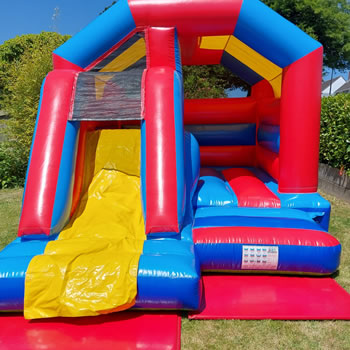 Red Combo Castle with Slide