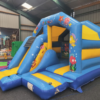 Underwater Combo Castle with Slide